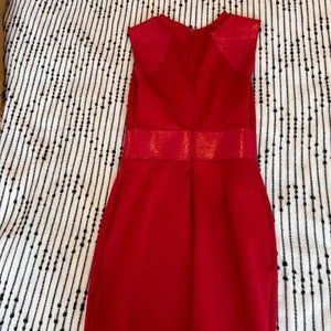 Armani Exchange XS Red BodyCon Dress